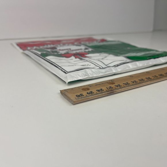 Vtg Allied Merry Christmas Mailbox Cover Plastic Holiday Decor Collection Prop - Picture 8 of 9